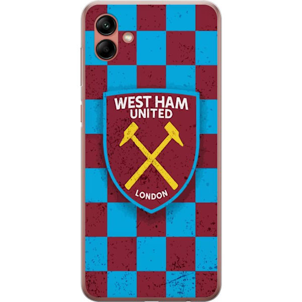 Samsung Galaxy A04 Läpinäkyvä kuori West Ham