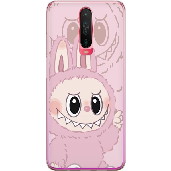 Xiaomi Redmi K30 Genomskinligt Skal Labubu Floral Freak – Blommigt monster i vintage-stil
