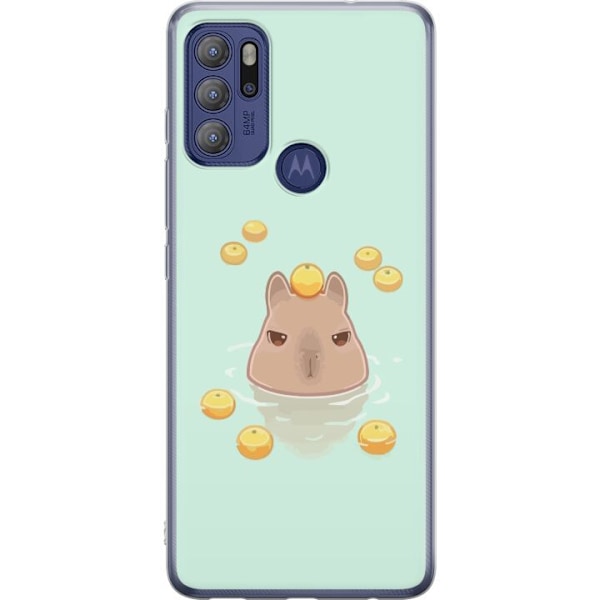 Motorola Moto G60S Läpinäkyvä kuori Capybara