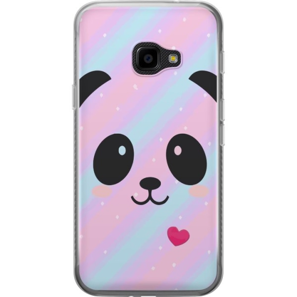 Samsung Galaxy Xcover 4 Läpinäkyvä kuori Sateenkaari Panda