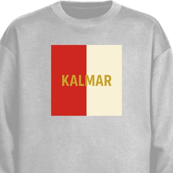 Sweatshirt för Barn | Mjuk & Klassisk Sweatshirt Kalmar – f grå one size