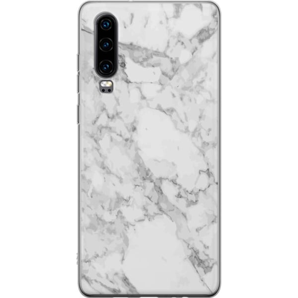 Huawei P30 Gennemsigtig cover Marmor