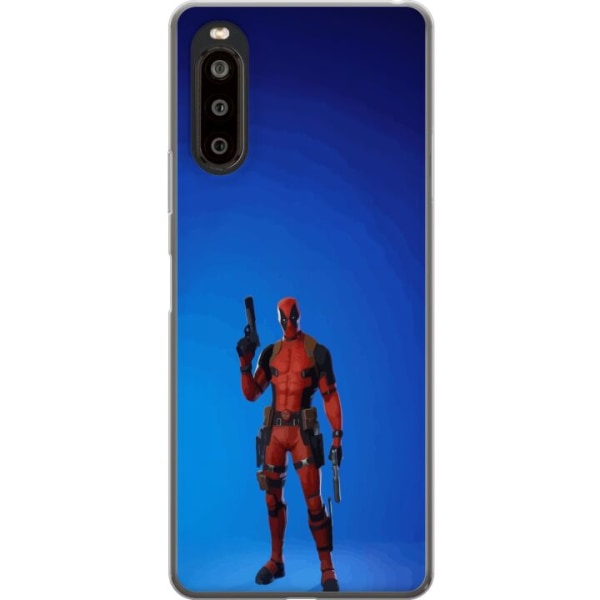 Sony Xperia 10 II Gennemsigtig cover Fortnite - Spider-Man
