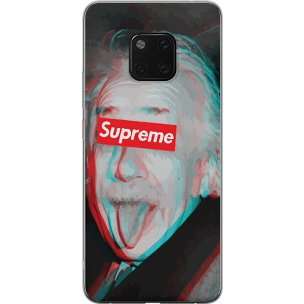 Huawei Mate 20 Pro Gennemsigtig cover Supreme Albert Einstein 3D Motiv Streetwear Design Populær Videnskab Ikonisk Grafisk Urban Kunst
