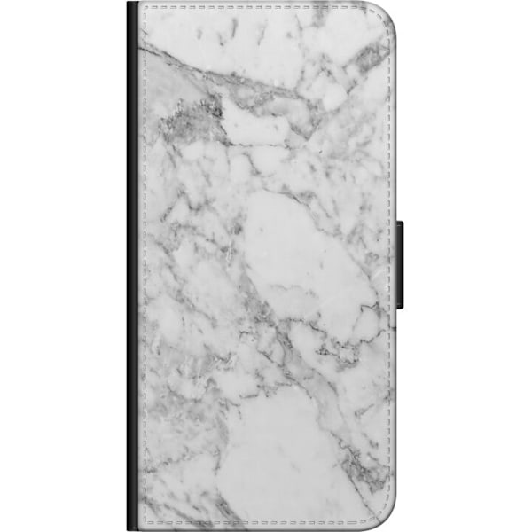 Huawei P smart Lompakkokotelo Marmori Valkoinen