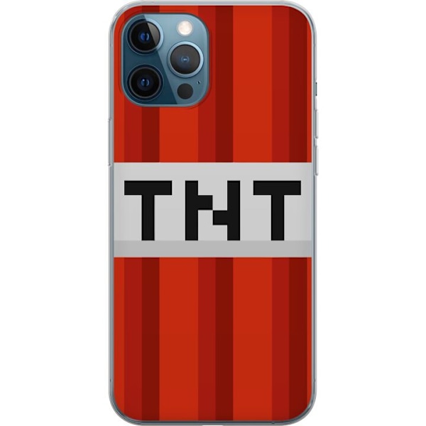 Apple iPhone 12 Pro Läpinäkyvä kuori Minecraft TNT