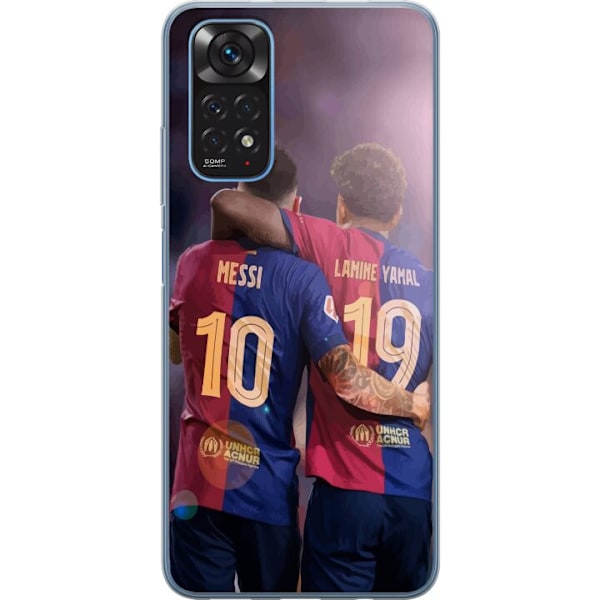 Xiaomi Redmi Note 11S Läpinäkyvä kuori Lamine Yamal Messi