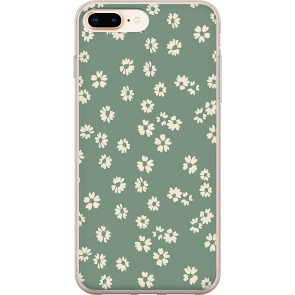 Apple iPhone 7 Plus Genomskinligt Skal Blomsterdröm – färgglatt blommönster
