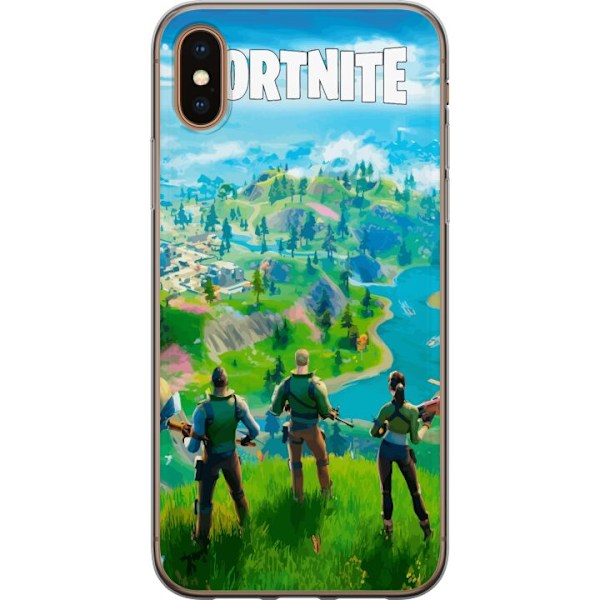 Apple iPhone XS Max Gjennomsiktig deksel Fortnite