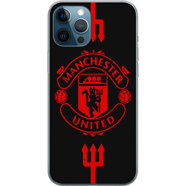 Apple iPhone 12 Pro Läpinäkyvä kuori ManchesterUnited