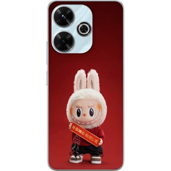 Xiaomi Redmi 13 Genomskinligt Skal Pop Mart The Monsters Labub