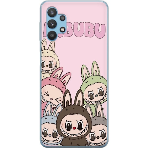 Samsung Galaxy A32 5G Läpinäkyvä kuori Labubu Classics