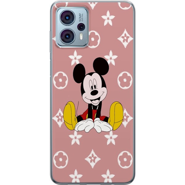 Motorola Moto G23 Gjennomsiktig deksel Mickey Mouse