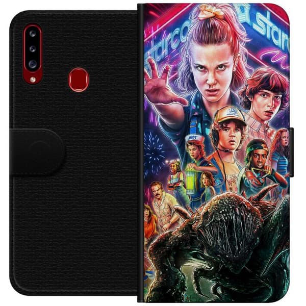 Yhteensopiva Lompakkokotelo Samsung Galaxy A20s Stranger Things
