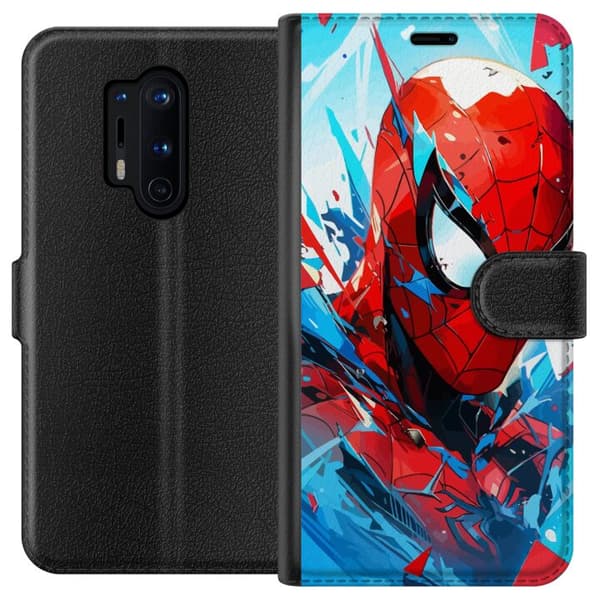 Yhteensopiva Lompakkokotelo OnePlus 8 Pro Spiderman