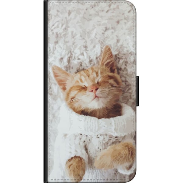 Xiaomi Redmi Note 9 4G Plånboksfodral Katt