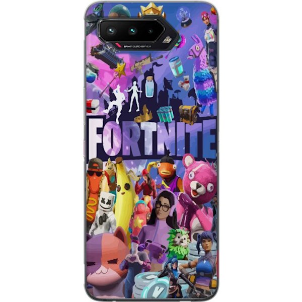 Asus ROG Phone 5 Läpinäkyvä kuori Fortnite