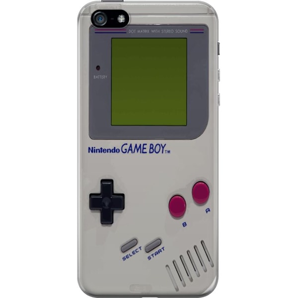 Apple iPhone 5 Genomskinligt Skal Game Boy