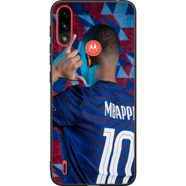 Motorola Moto E7i Power Svart Skal Kylian Mbappé