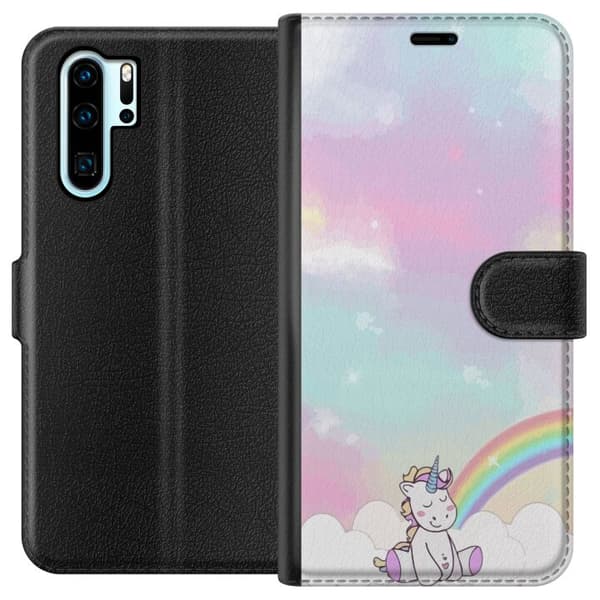 Kompatibelt Lommeboketui til Huawei P30 Pro Unicorn