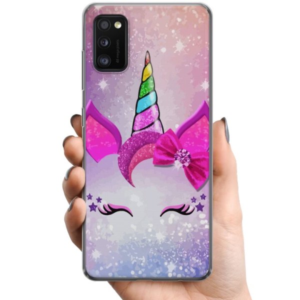 Samsung Galaxy A41 TPU Mobilcover Unicorn