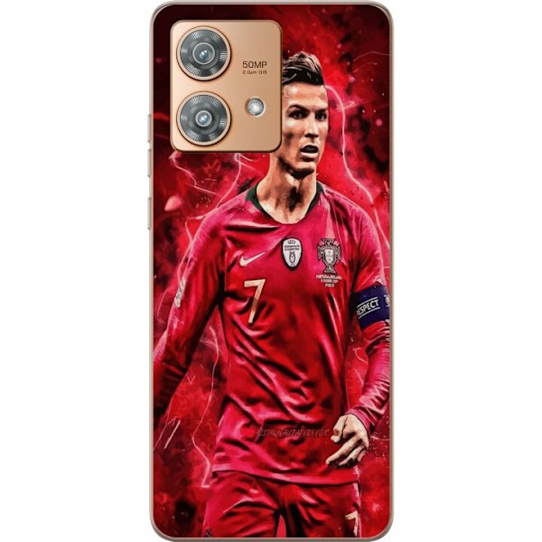 Motorola Edge 40 Neo Läpinäkyvä kuori Ronaldon Taidot - CR7