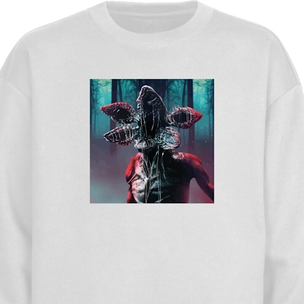 Sweatshirt for Voksen | Klassisk Collegegenser Stranger Things hvit M