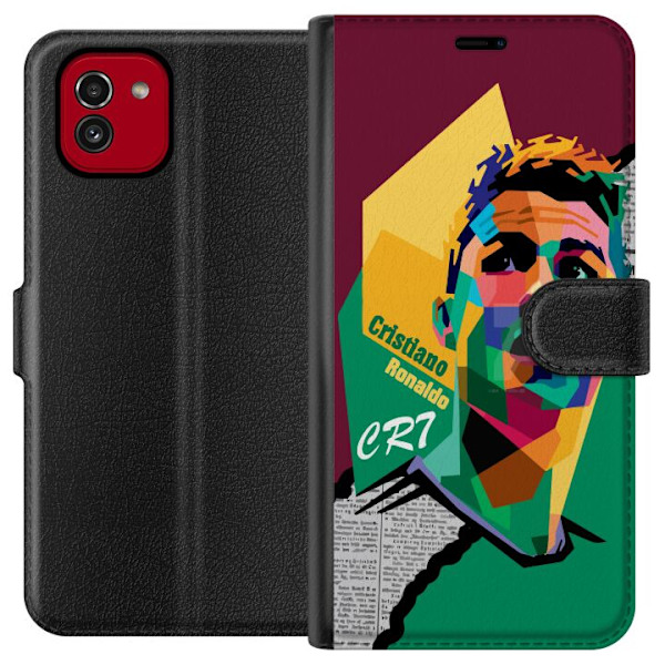 Samsung Galaxy A03 Lompakkokotelo Ronaldo