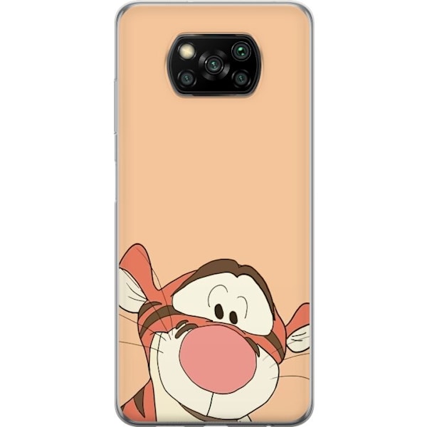 Xiaomi Poco X3 NFC Läpinäkyvä kuori Tiger HEJ!