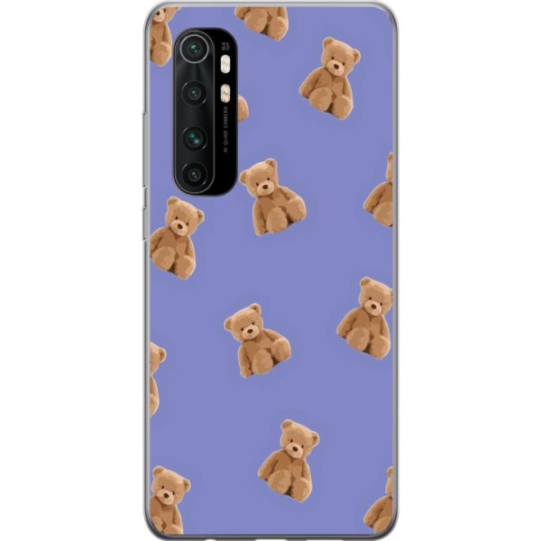 Xiaomi Mi Note 10 Lite Gennemsigtig cover Flyvende bjørne