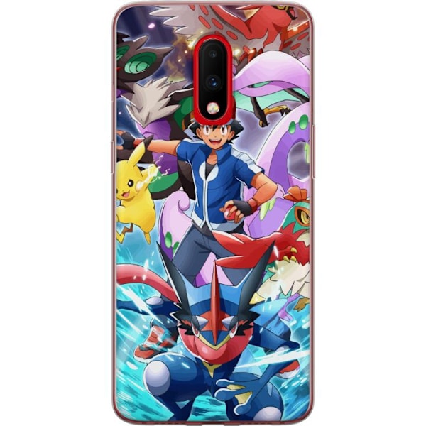 OnePlus 7 Läpinäkyvä kuori Pokemon