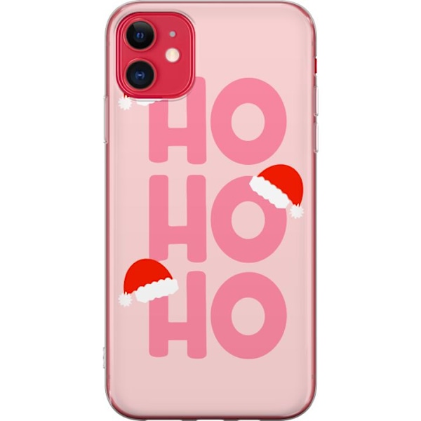 Apple iPhone 11 Genomskinligt Skal HO HO HO - God Jul