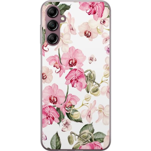 Kompatibelt Mobildeksel til Samsung Galaxy A14 5G Rosa blomster