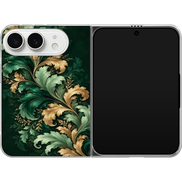 Kompatibelt Mobilskal till Apple iPhone Duo Grönt bladverk grön