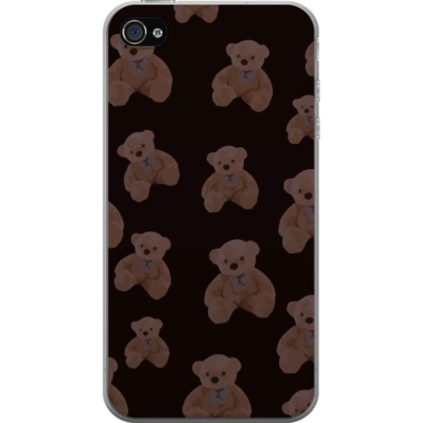 Apple iPhone 4 Läpinäkyvä kuori Karhu useita karhuja