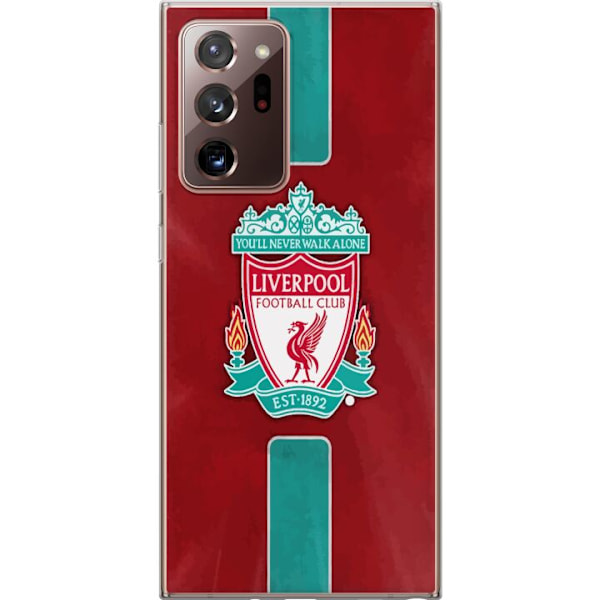 Samsung Galaxy Note20 Ultra Läpinäkyvä kuori Liverpool FC -