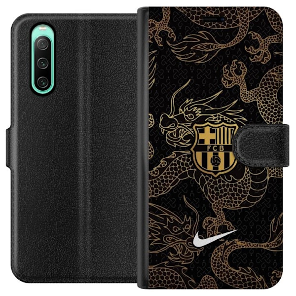 Sony Xperia 10 IV Lompakkokotelo FC Barcelona