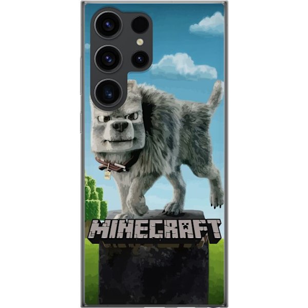 Samsung Galaxy S24 Ultra Genomskinligt Skal A Minecraft Movie