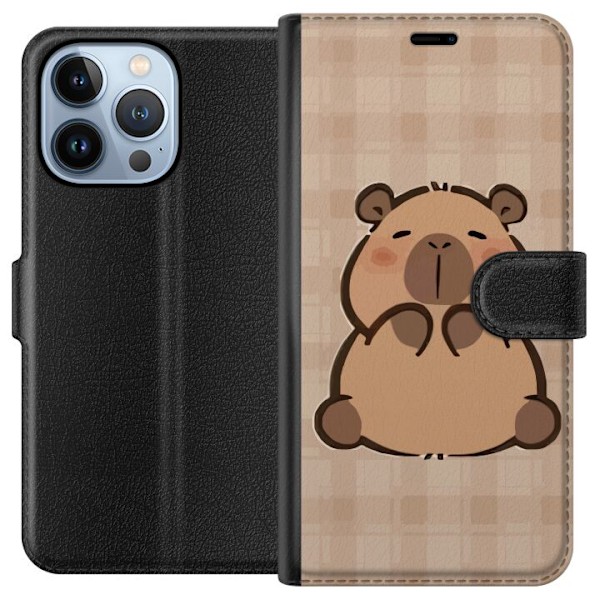 Apple iPhone 13 Pro Plånboksfodral Mobilskal kawaii capybara flera figurer japansk stil