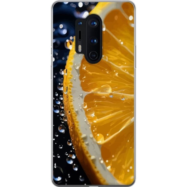 OnePlus 8 Pro Gennemsigtig cover Appelsin