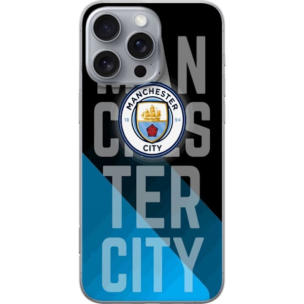 Apple iPhone 16 Pro Max Läpinäkyvä kuori Manchester City