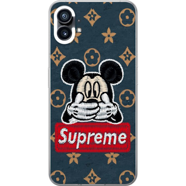 Nothing Phone (1) Gennemsigtig cover OOPS mickey