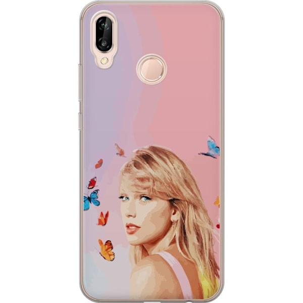 Huawei P20 lite Gennemsigtig cover Taylor Swift Sommerfugle