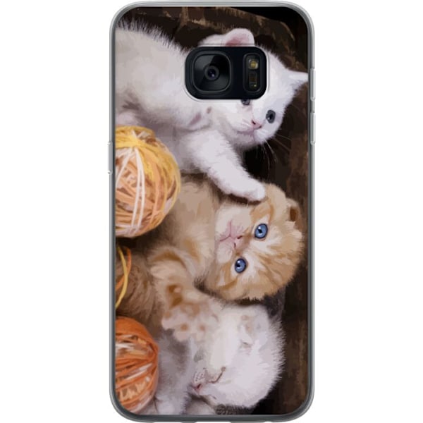 Samsung Galaxy S7 Gennemsigtig cover Katte