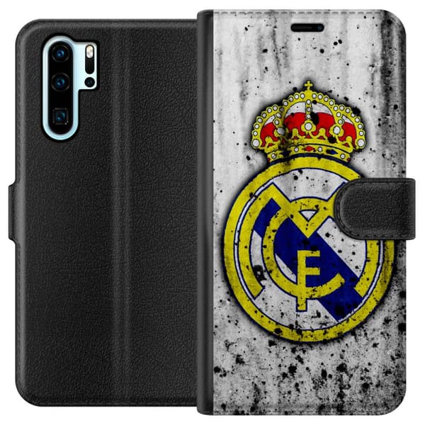 Kompatibelt Lommeboketui til Huawei P30 Pro Real Madrid CF