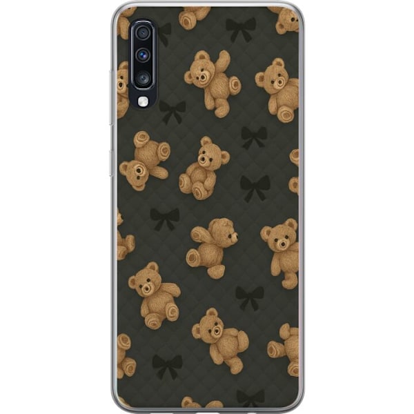 Samsung Galaxy A70 Gjennomsiktig deksel Teddy Klemmer