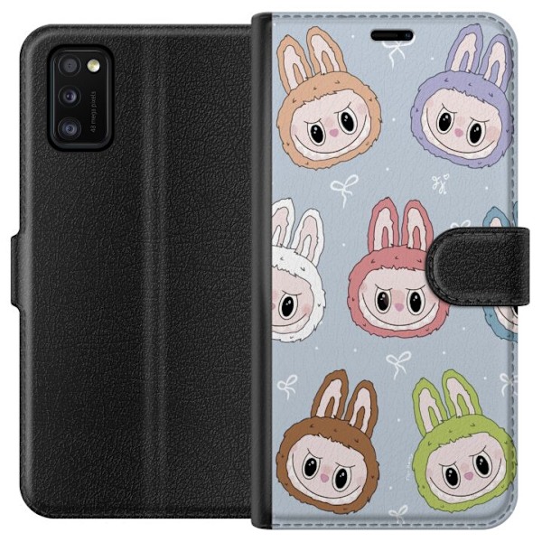 Samsung Galaxy A41 Tegnebogsetui Pastel Labubu