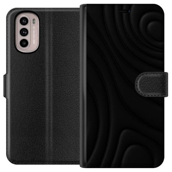 Motorola Moto G31 Lompakkokotelo Tummat Aallot