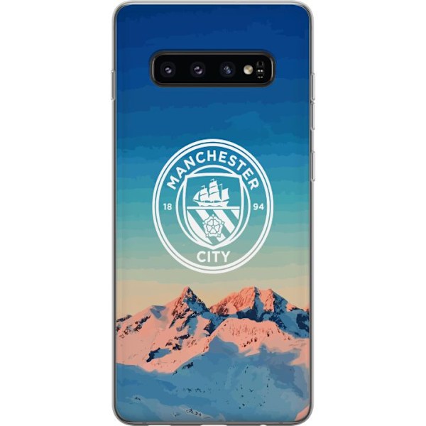 Samsung Galaxy S10 Genomskinligt Skal Manchester City