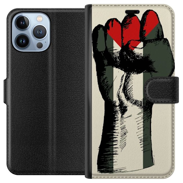 Apple iPhone 13 Pro Max Lompakkokotelo Käsi sidottu Palestina